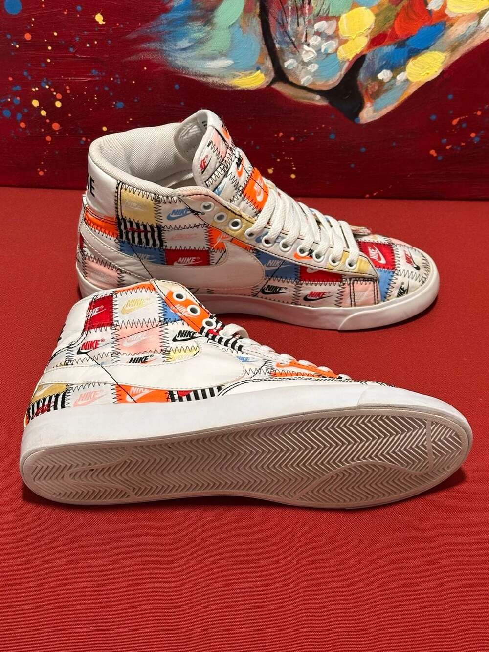 Nike Blazer Mid 'Patchwork' White Multi-Color (CI… - image 3
